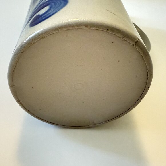 Rastal Salt Glaze Beer Stein with Floral Design and Pewter Lid - Picture 6 of 8